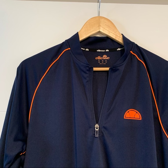 Ellesse | 1/3 Zip Up Long Sleeve Shirt - Picture 8 of 11